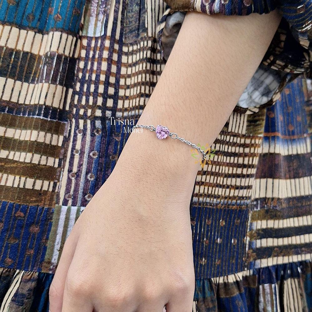 MOTIF SERUT !!! GELANG DIAMOND SIZE ANAK SAMPAI DEWASA MOTIF LOVE