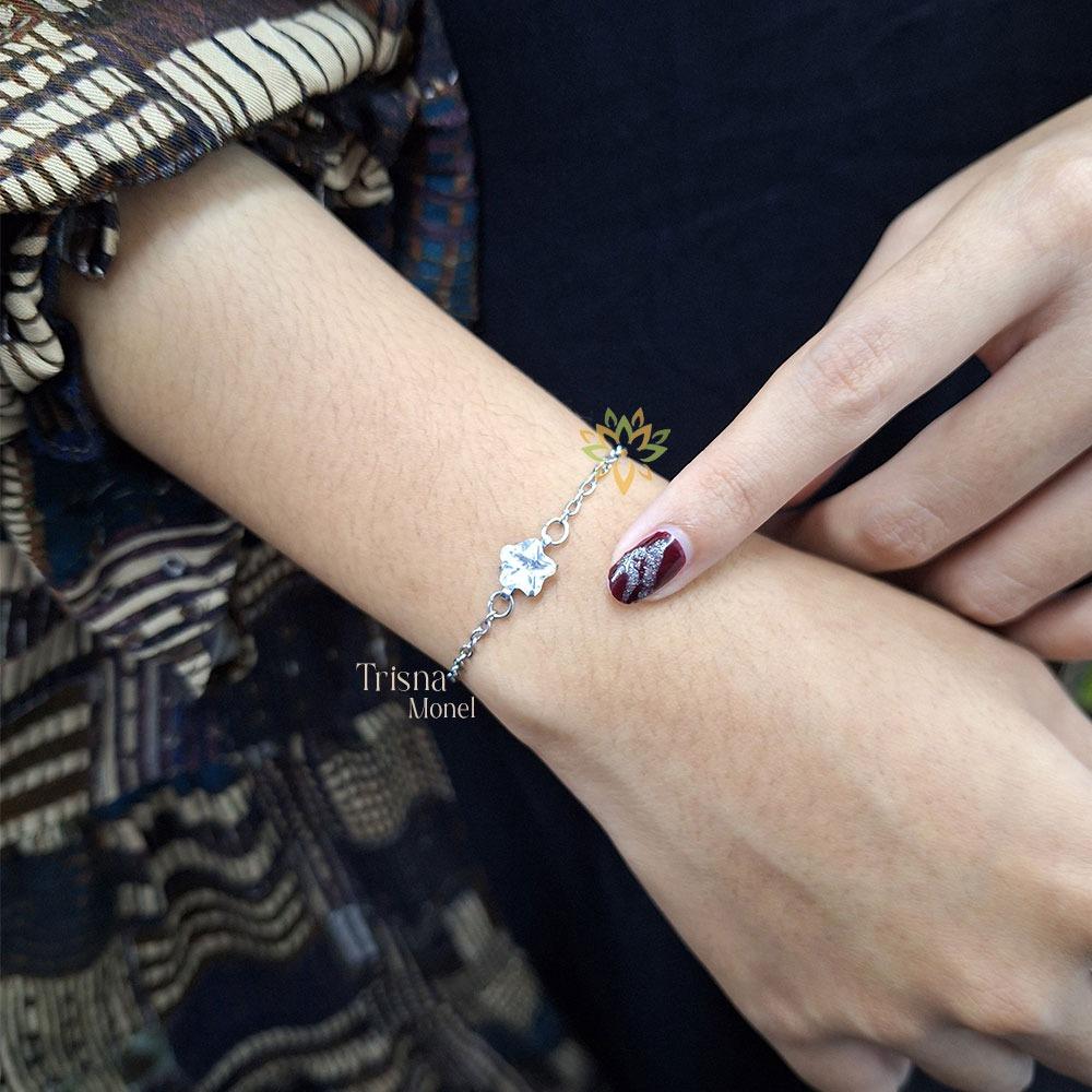 MOTIF SERUT !!! GELANG DIAMOND SIZE ANAK SAMPAI DEWASA MOTIF BUNGA