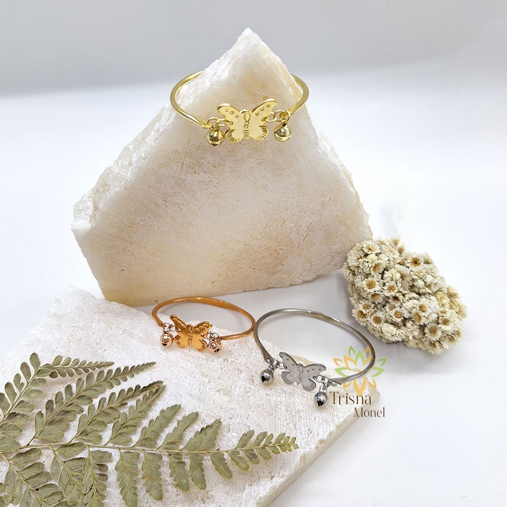 SIZE ANAK SAMPAI DEWASA GELANG MOTIF KUPU-KUPU