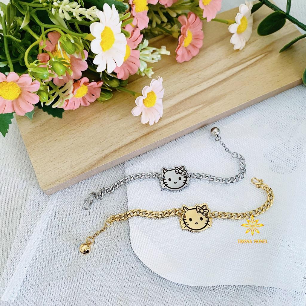 Gelang Size Anak Dan Dewasa Motif Full Kartun Hello Kitty