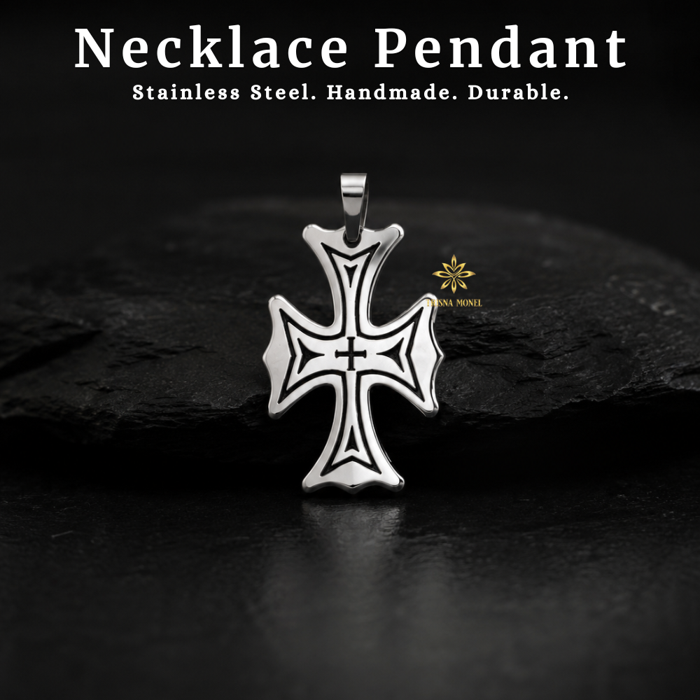 LIONTIN MONEL ANTI KARAT MOTIF TEMPLAR GRAFIR KEKINIAN