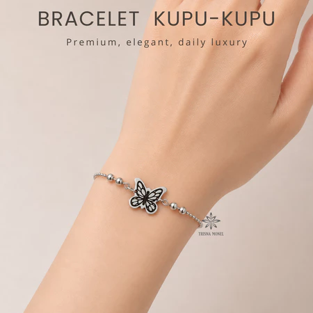 Size Bayi Sampai Dewasa Gelang Mrica Serut Motif Kupu-kupu